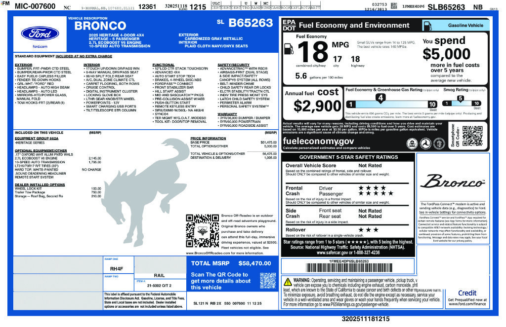 Used 2025 Gray Ford Heritage Edition image 2