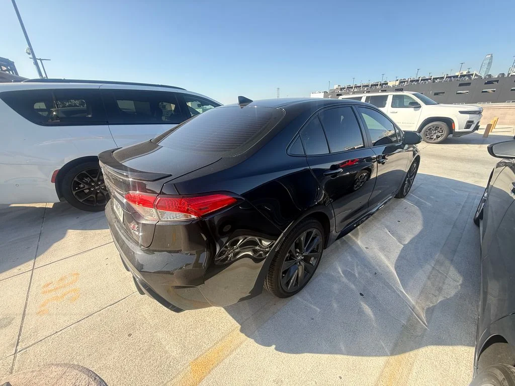 Used 2025 Black Toyota SE image 2