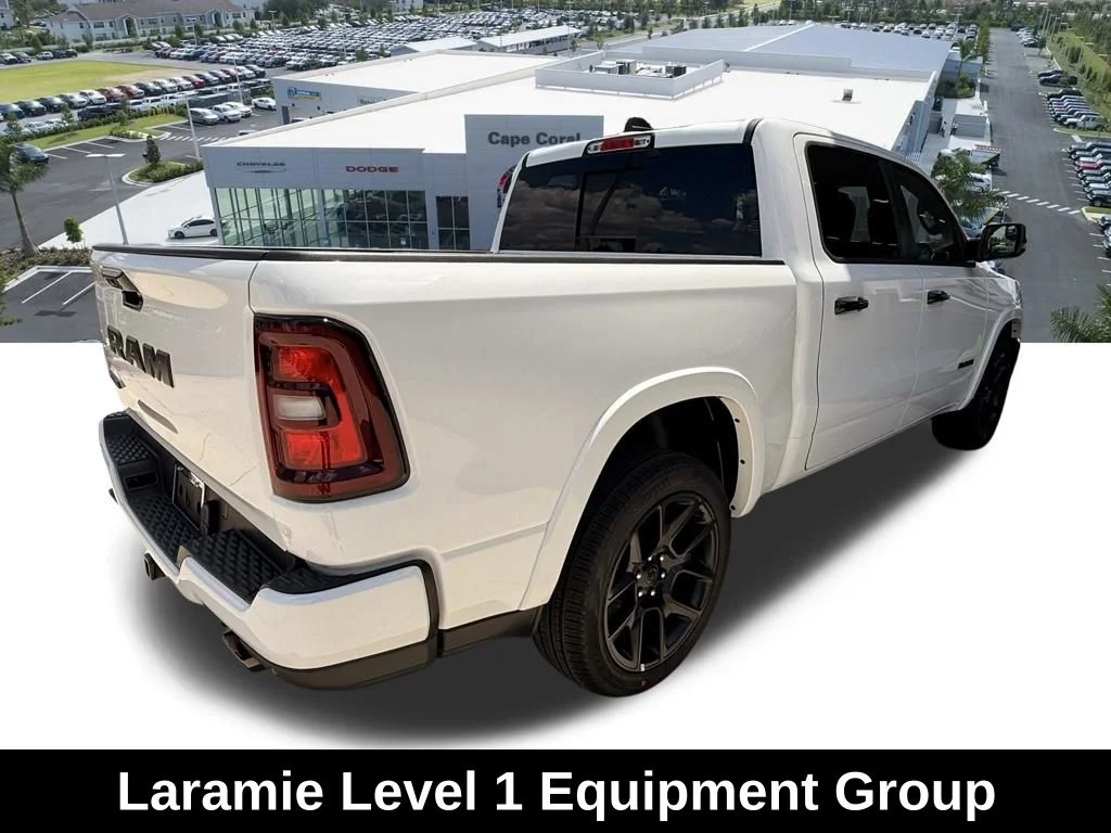 New 2026 Bright White Clear-Coat Exterior Paint RAM Laramie image 4
