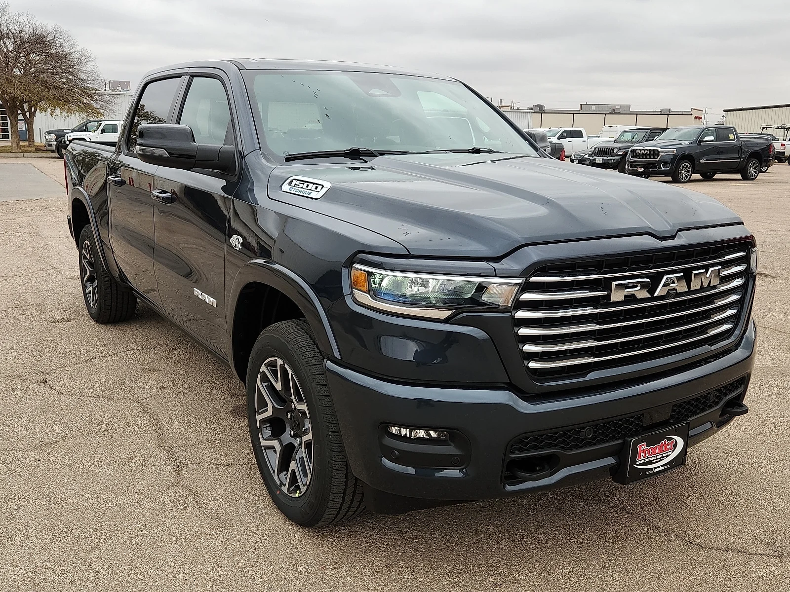 New 2026 Forged Blue Metallic  Paint Ram LARAMIE CREW CAB 4X4 5