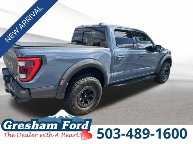 Used 2023 Azure Gray Metallic Ford Raptor image 8