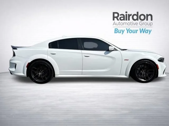 Used 2021 White Knuckle Clearcoat Dodge Scat Pack Widebody image 8