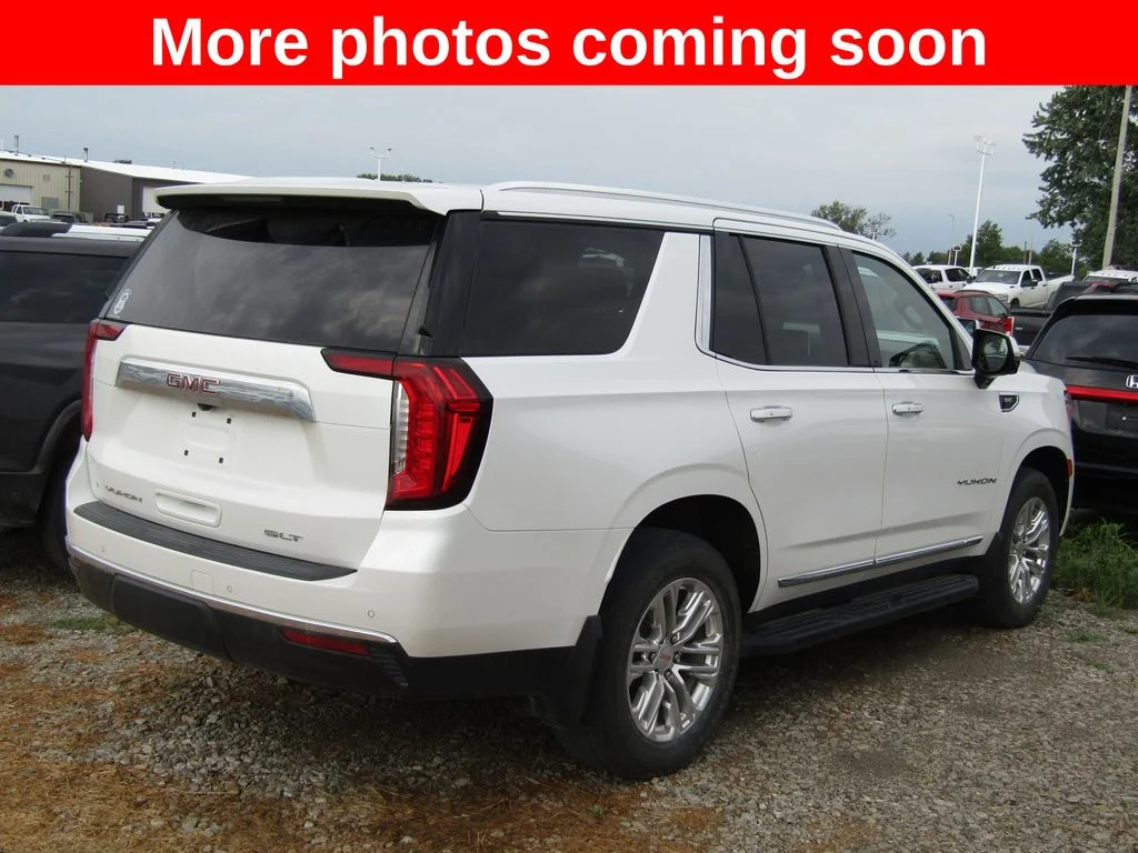 Used 2021 White Frost Tri-Coat GMC SLT image 5