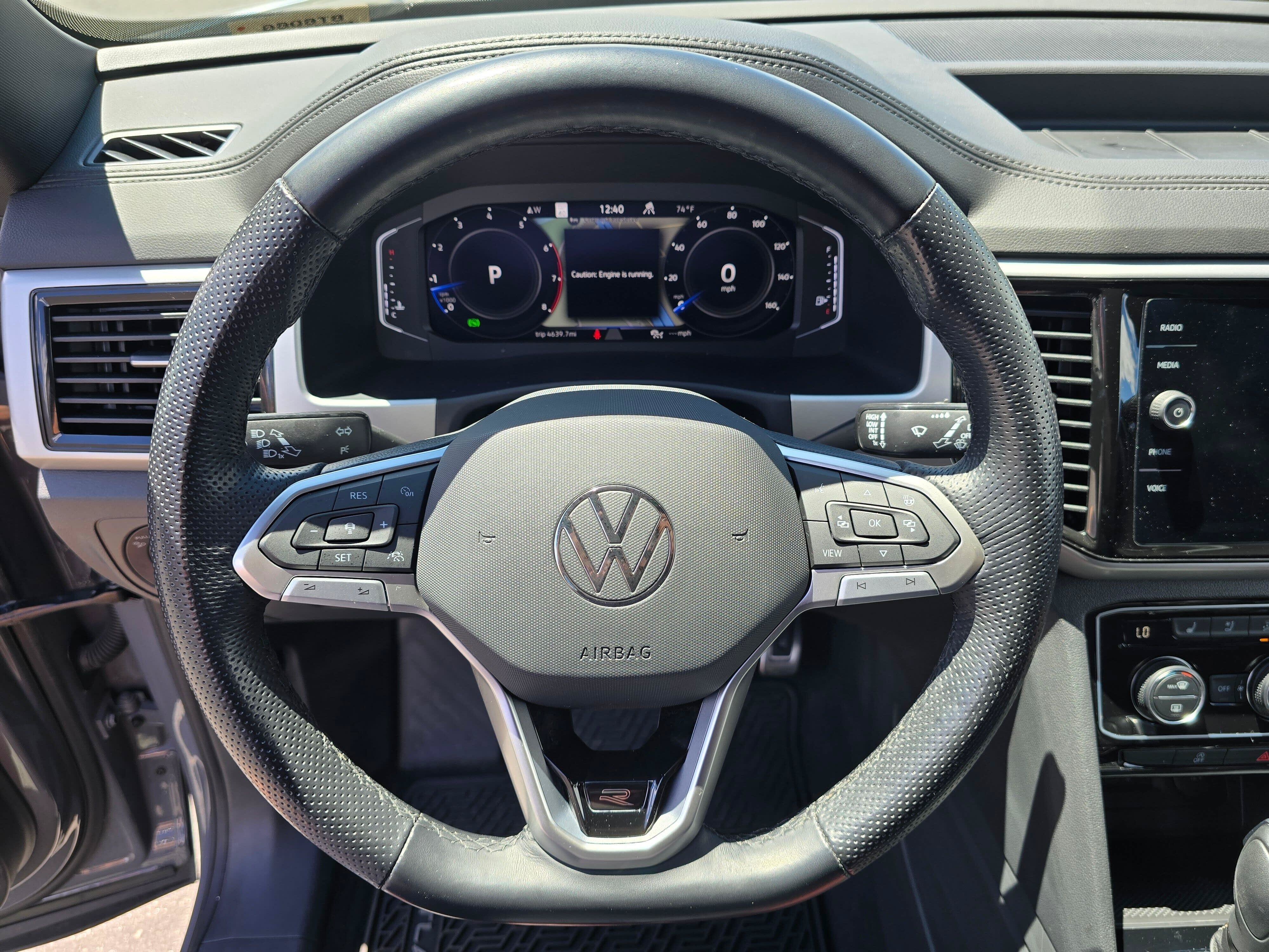 Used 2023 Pure Gray Volkswagen 3.6L V6 SEL Premium R-Line image 13