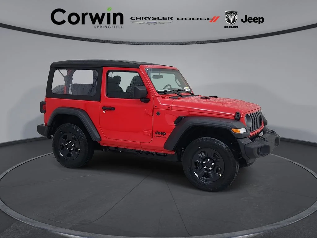 New 2026 Firecracker Red Clearcoat Jeep Sport image 1