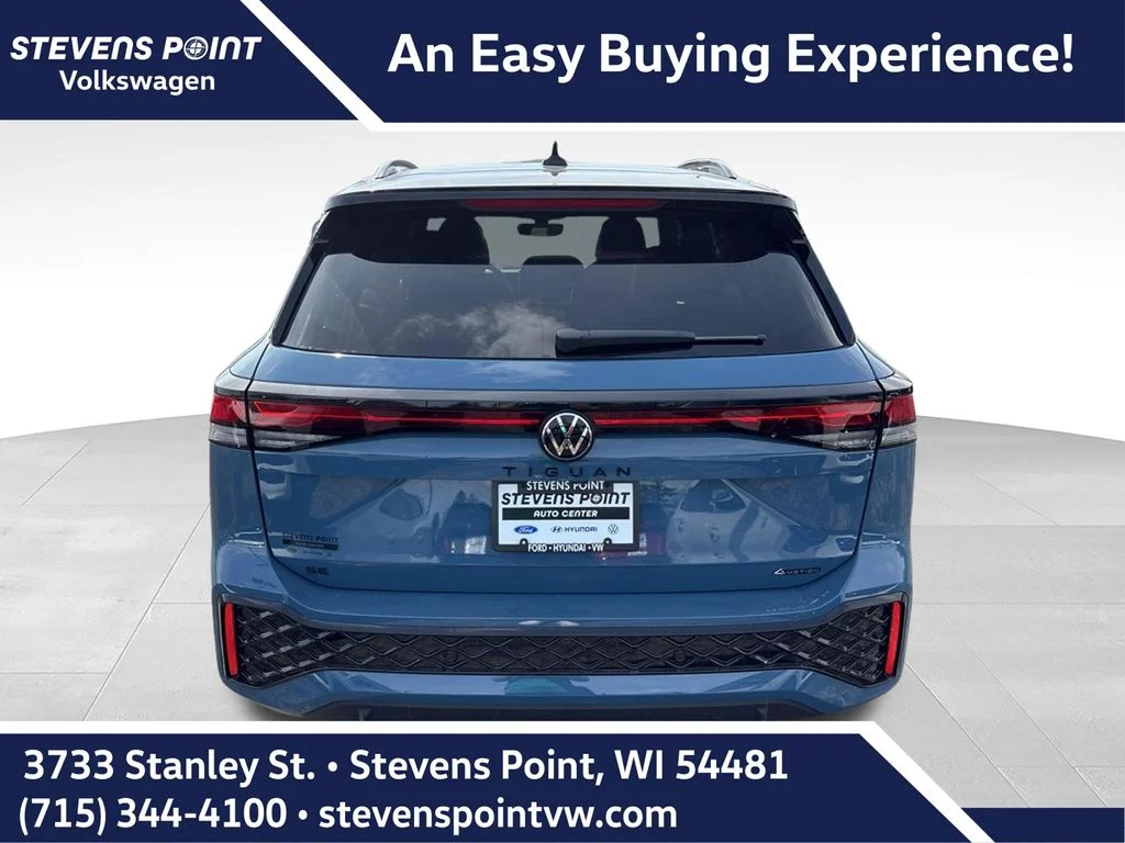 New 2026 Monterey Blue Pearl Volkswagen 2.0T SE R-Line Black image 4