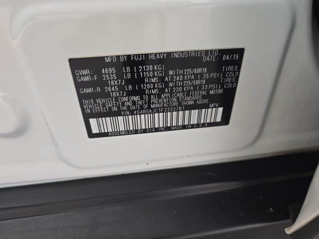 Used 2015 Crystal White Pearl Subaru 2.5i image 32