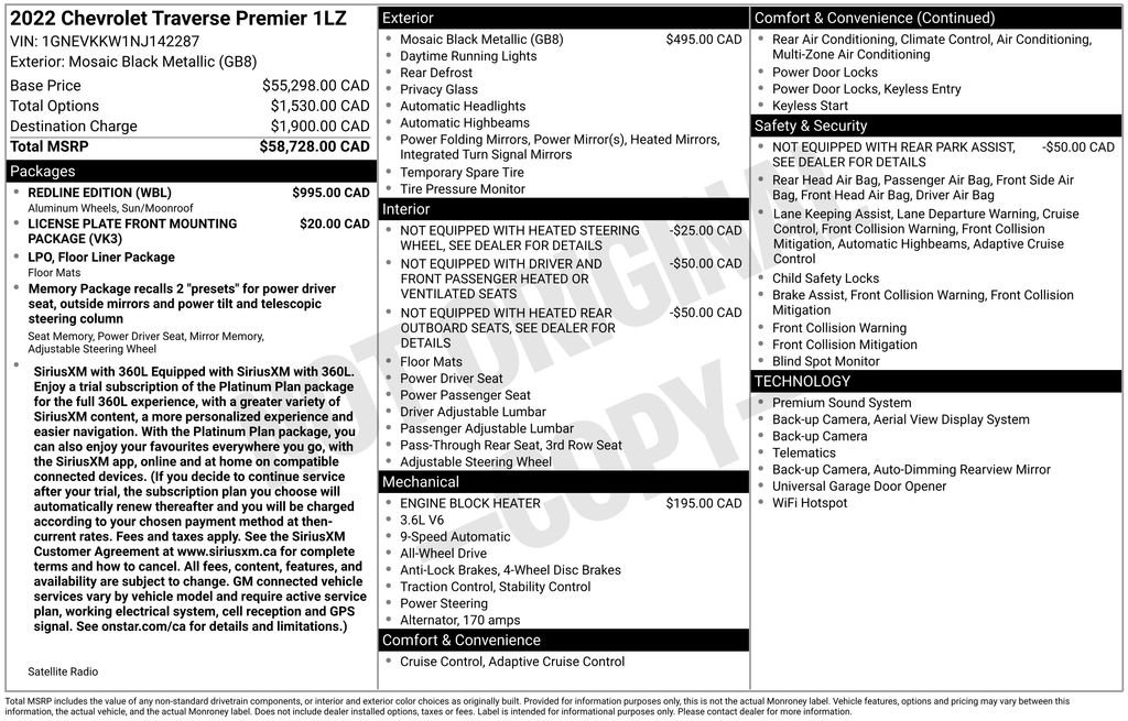 Certified Used 2022 Black Chevrolet Premier image 33