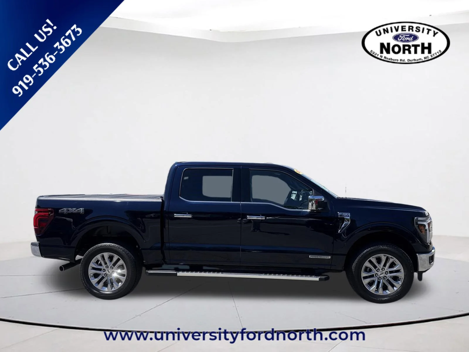 Used 2025 Antimatter Blue Metallic Ford LARIAT image 8