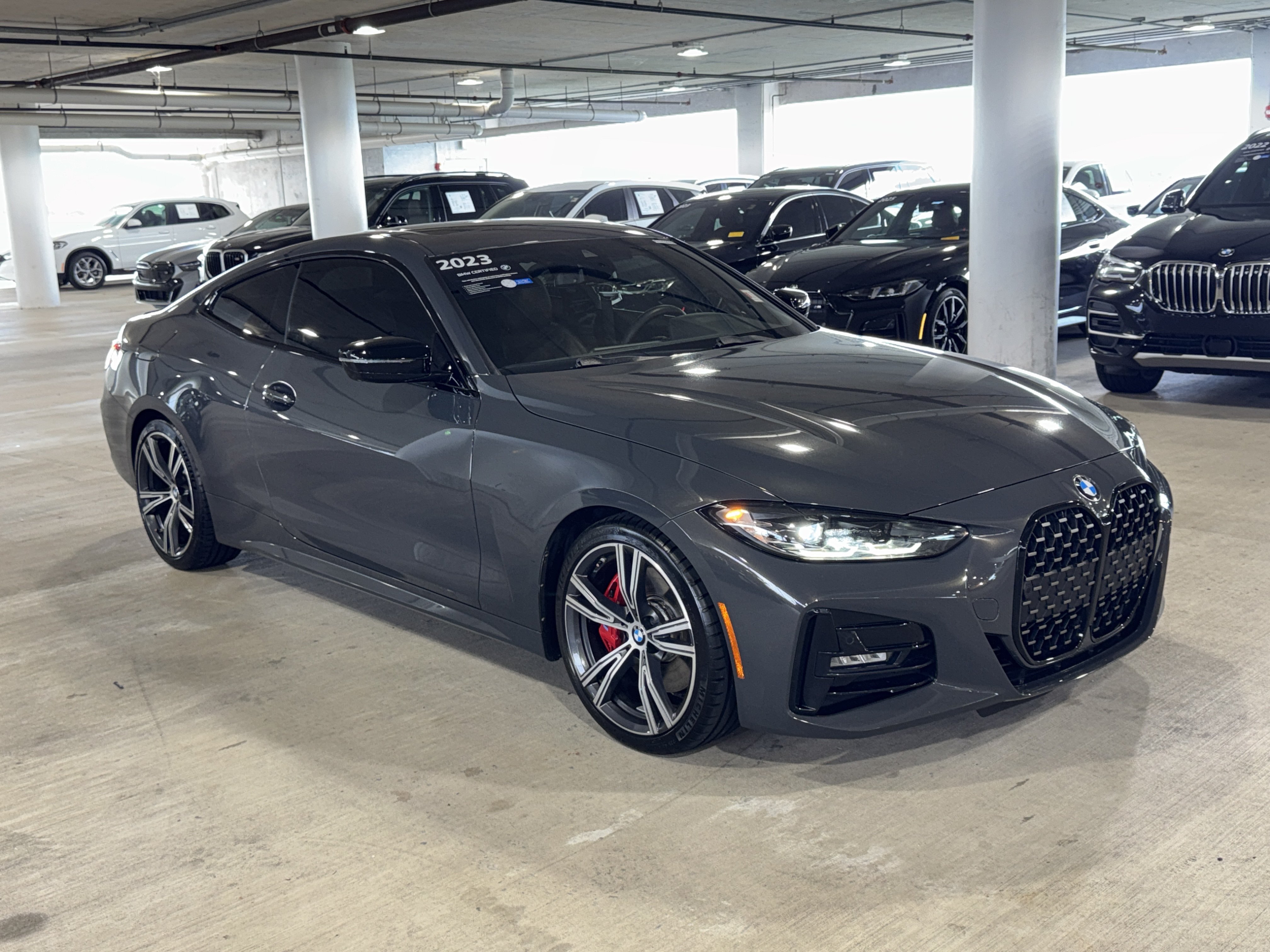 Used 2023 Individual Dravit Grey Metallic BMW 430i image 2