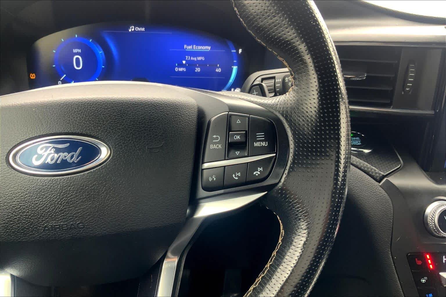 Certified Used 2020 Star White Metallic Tri-Coat Ford ST image 25