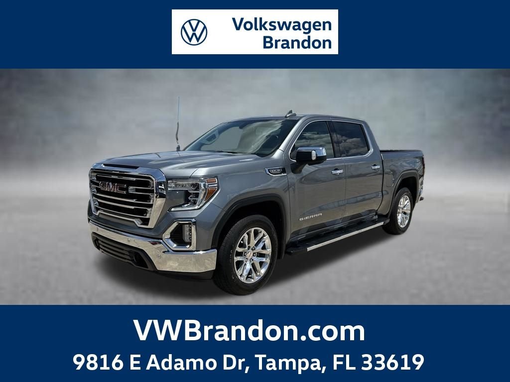 Used 2021 Gray GMC SLT image 1