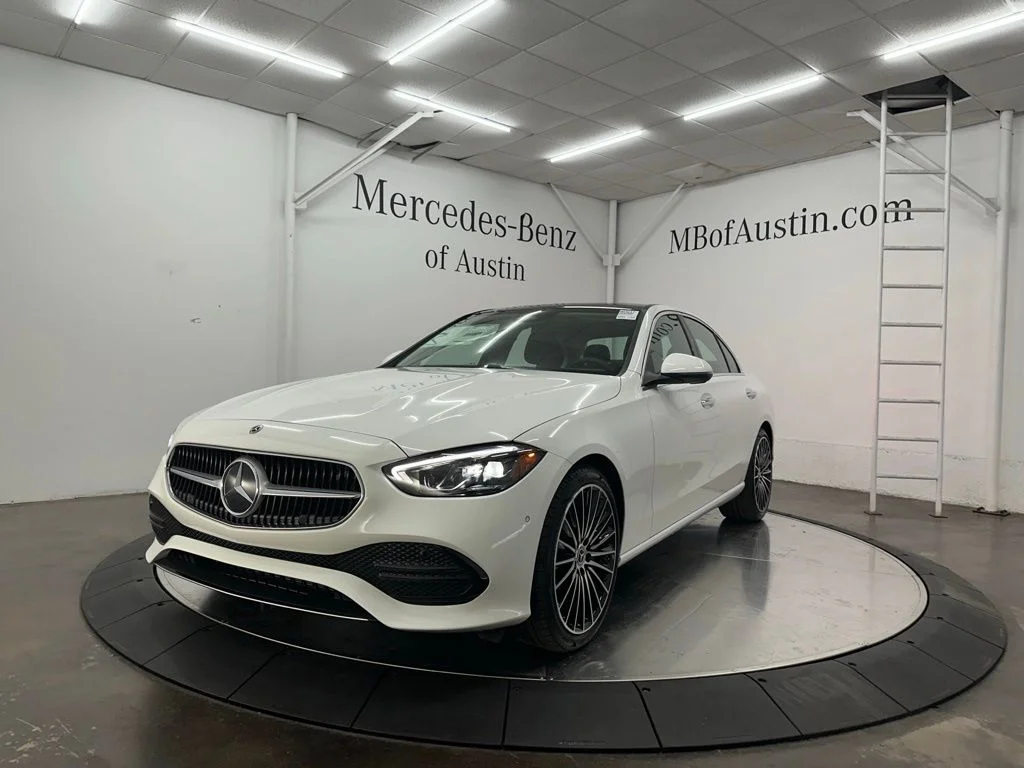 New 2026 White Mercedes-Benz C 300 image 3