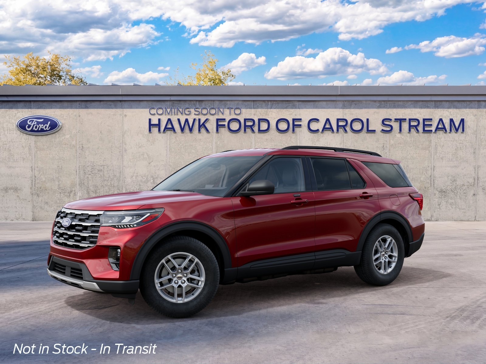 New 2027 Ruby Red Metallic Tinted Clearcoat Ford Active image 1