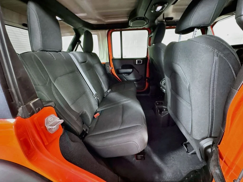 Used 2018 Orange Jeep Unlimited Sport S image 32