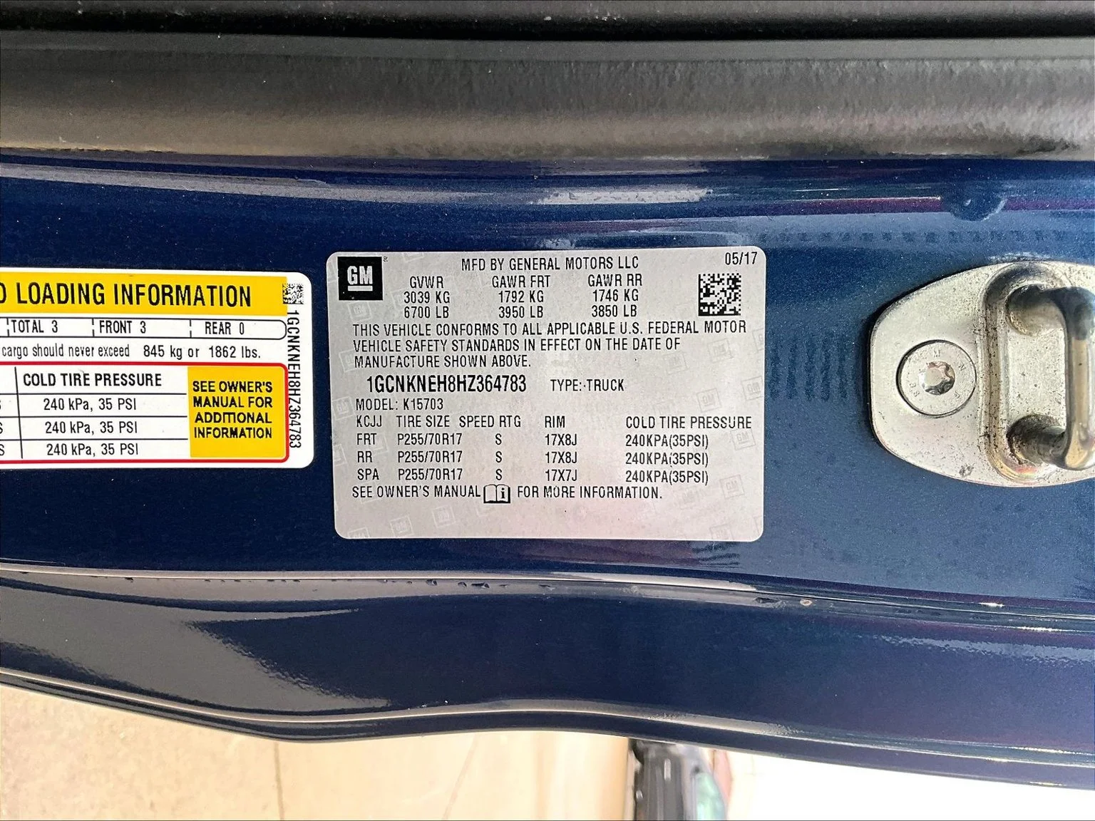 Used 2017 Blue Chevrolet LS image 29
