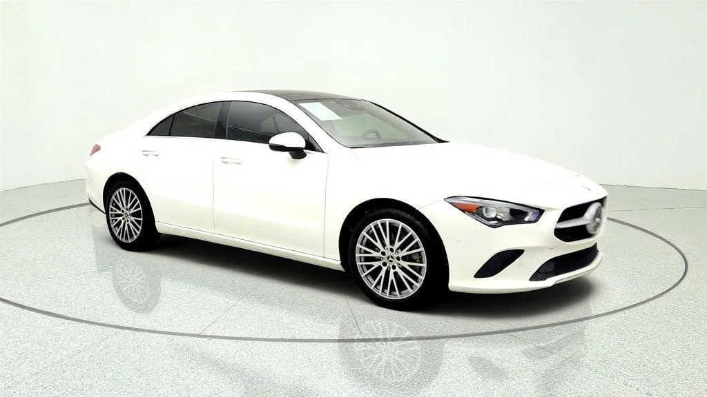 Used 2023 Polar White Mercedes-Benz CLA 250 Coupe w/ Premium Pkg, Multimedia Pkg & Parking Assist image 3