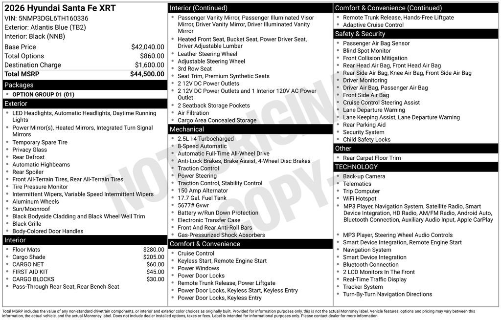 2026 Hyundai Santa Fe XRT - Photo 5