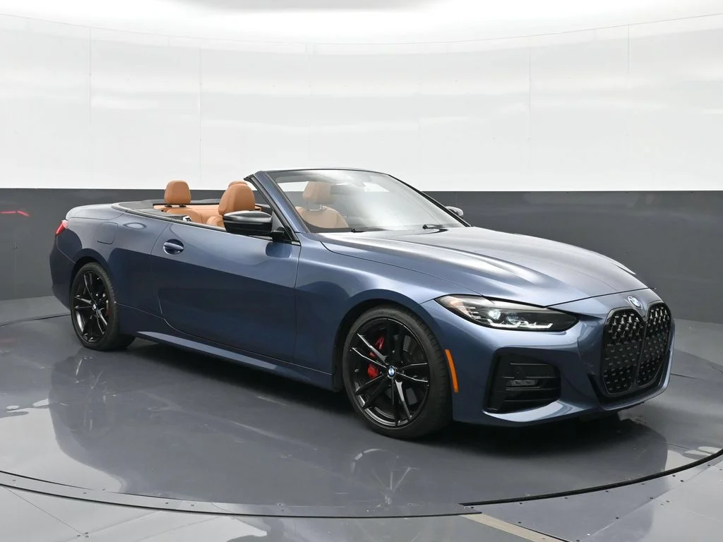 Certified Used 2023 Arctic Race Blue metallic BMW 430i image 4
