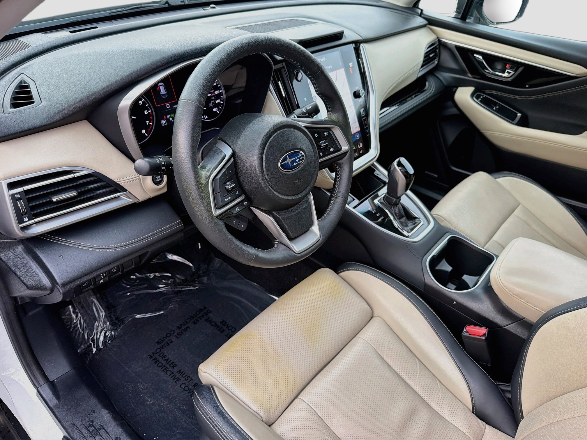 Used 2020 Crystal White Pearl Subaru Limited image 26