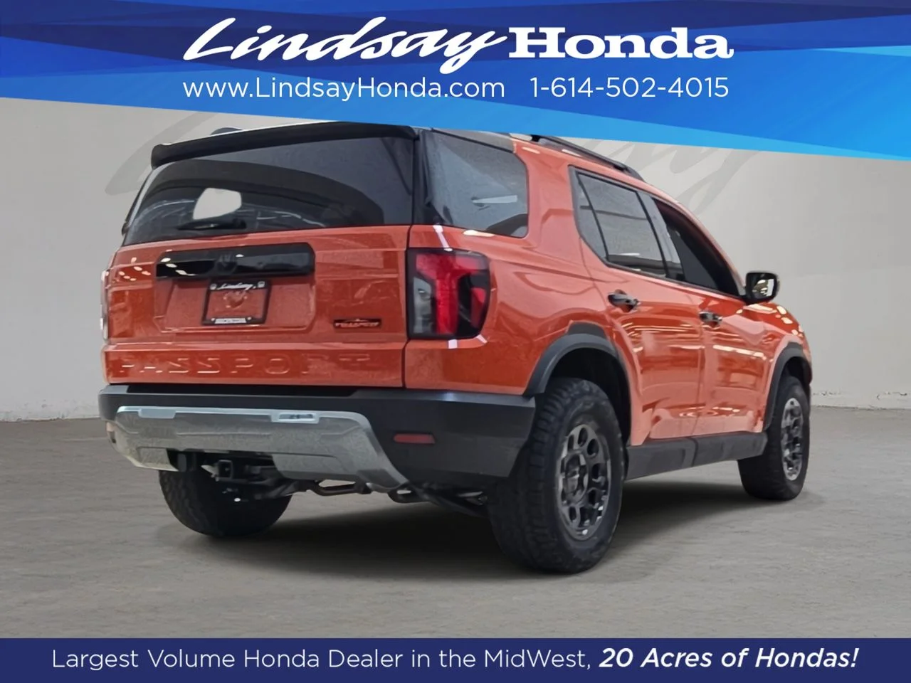 New 2026 Sunset Orange Honda TrailSport Elite Blackout image 12