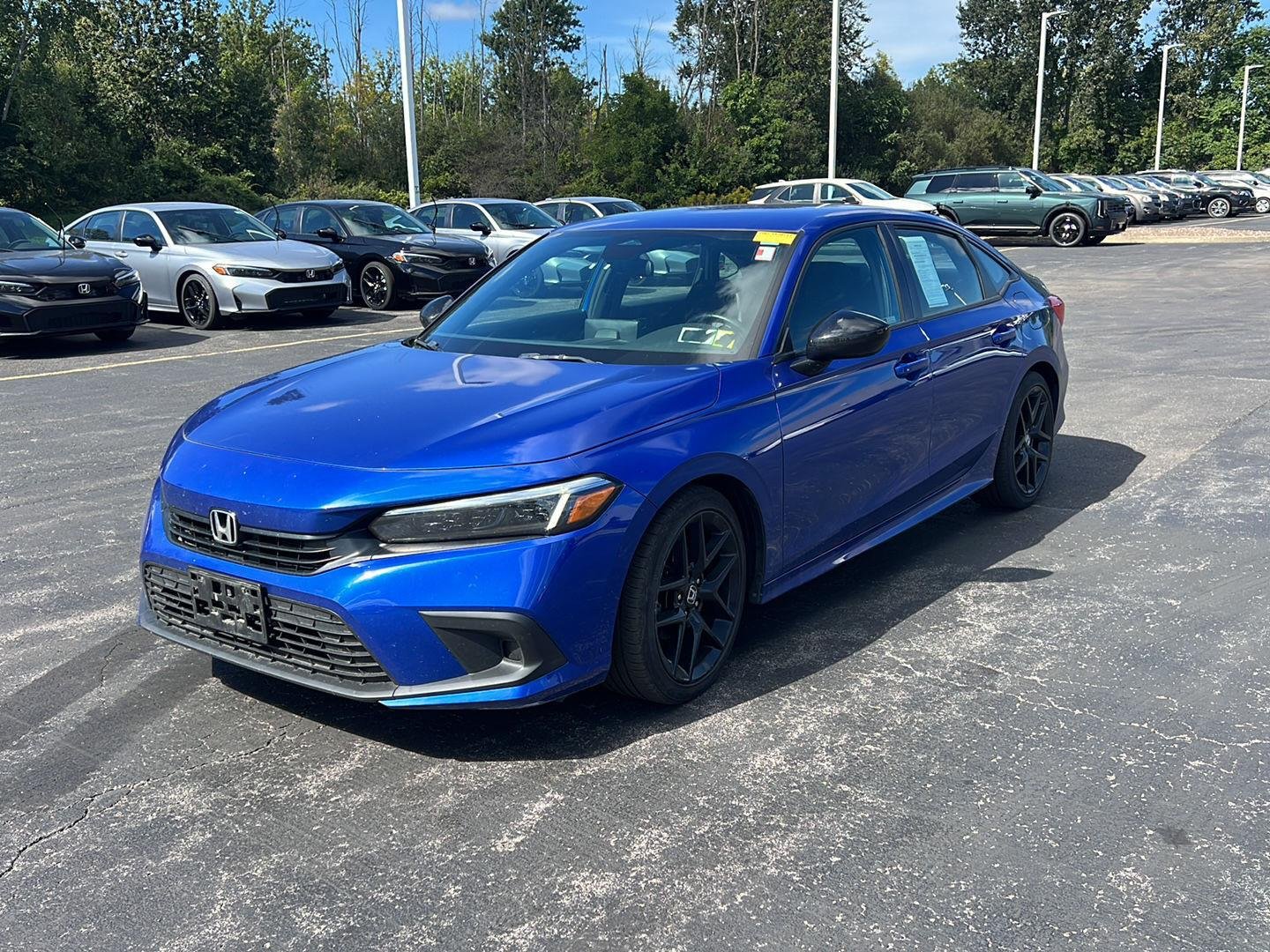 Used 2024 Aegean Blue Metallic Honda Sport image 6