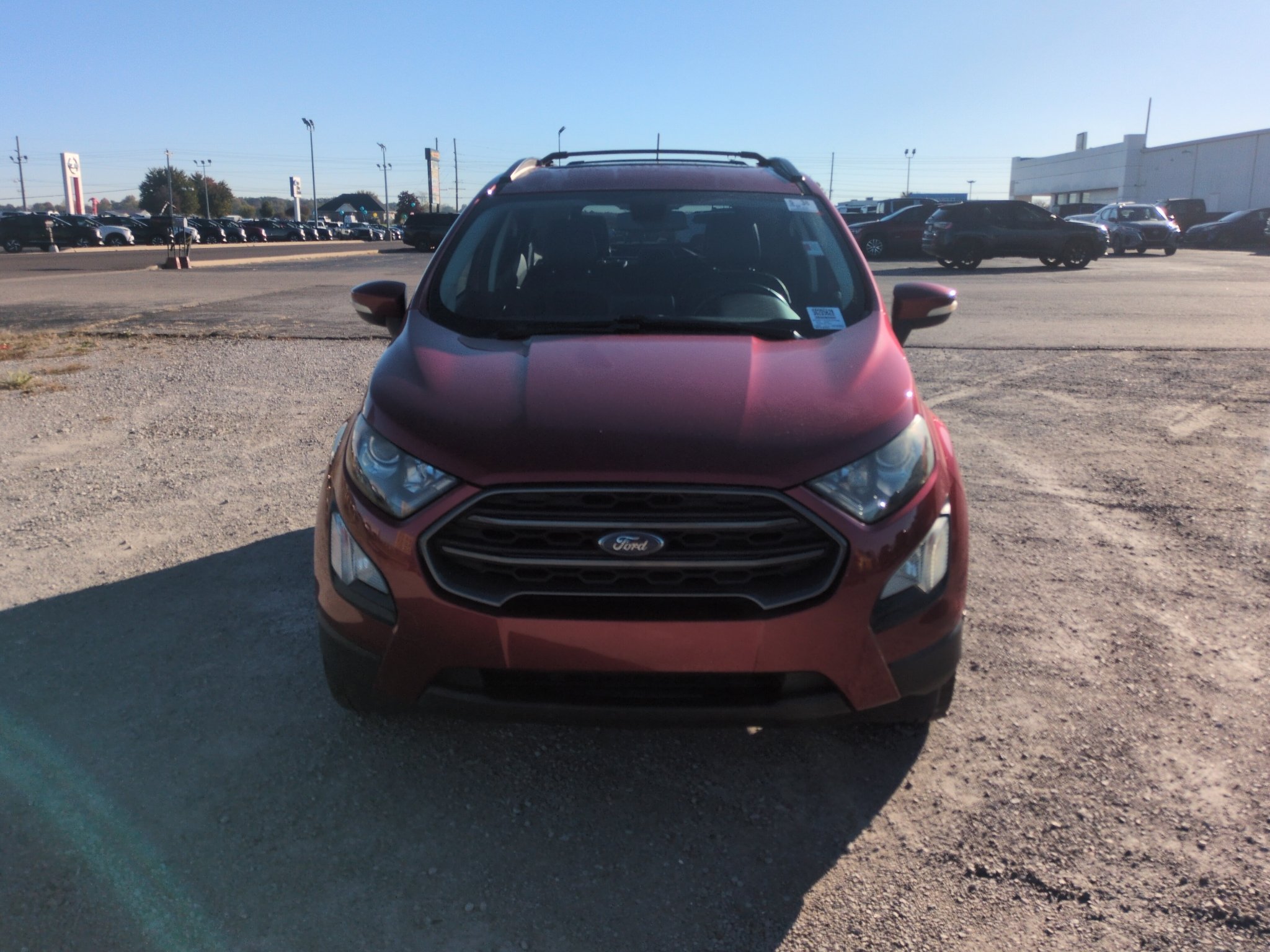 Used 2018 Ruby Red Metallic Tinted Clearcoat Ford SES image 2