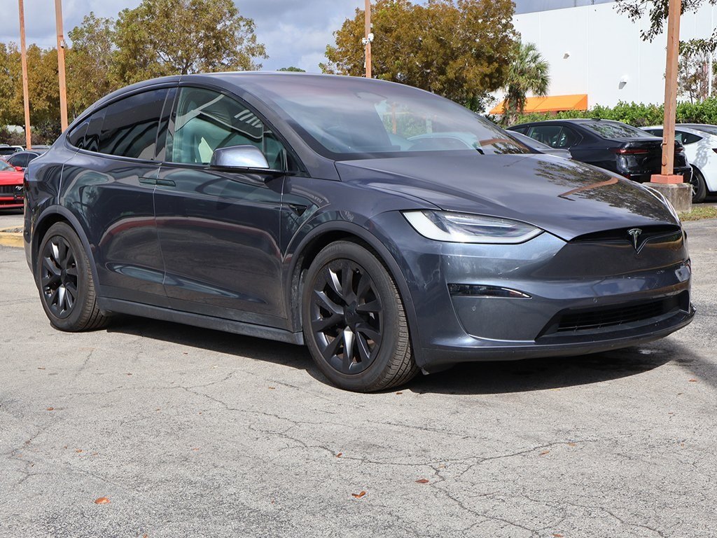 Used 2023 Tesla Model X Long Range with VIN 7SAXCDE55PF370747 for sale in Miami, FL