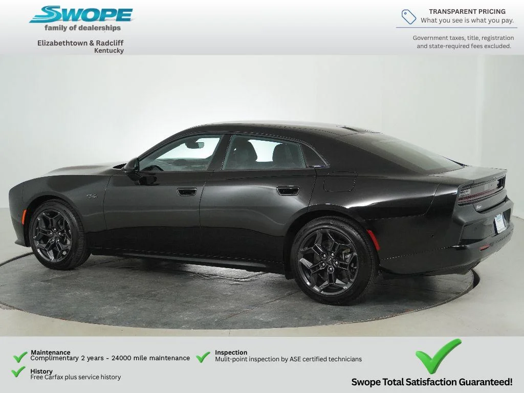 New 2026 Diamond Black Crystal Pearlcoat Dodge R/T Plus image 5