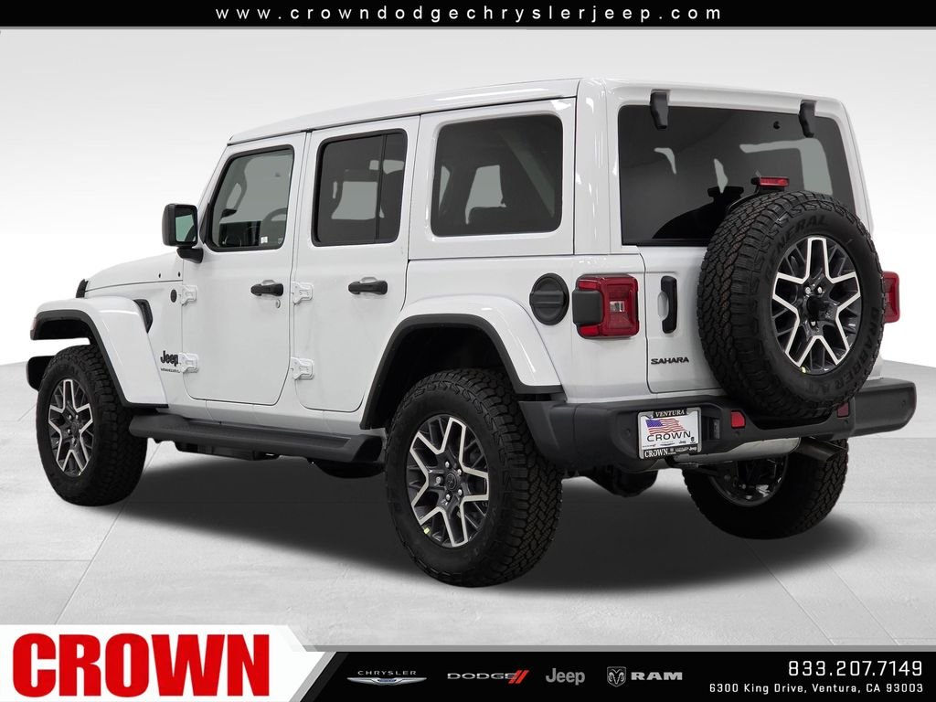New 2026 Bright White Clear-Coat Exterior Paint Jeep Sahara image 7