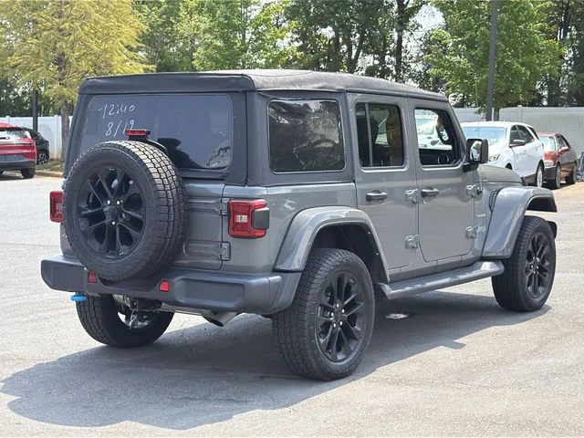 Used 2022 Gray Jeep Unlimited Sahara 4xe image 4