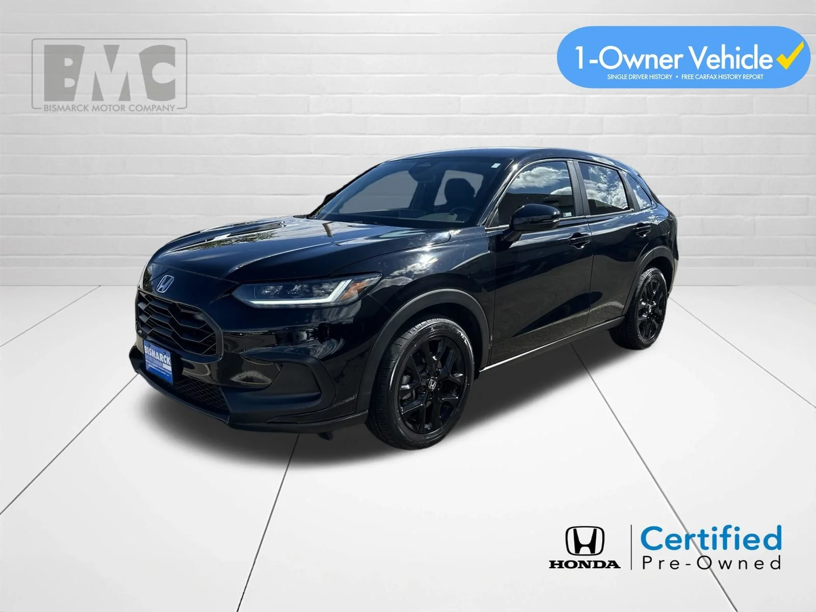 Certified Used 2024 Black Honda Sport image 1