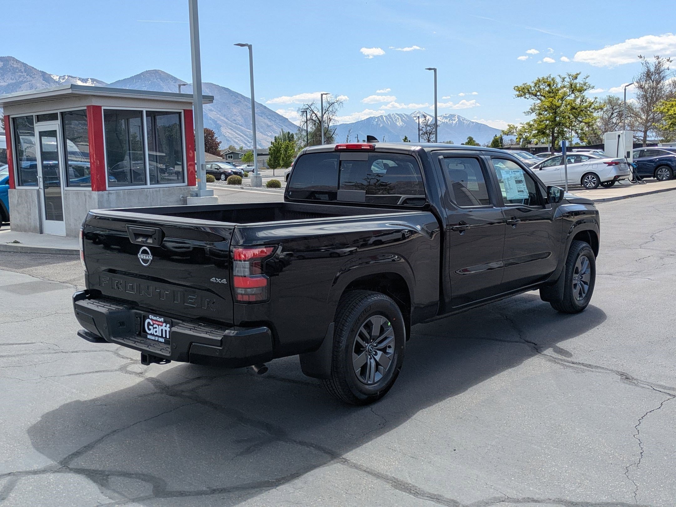 New 2026 Super Black Nissan Crew Cab SV Long Bed image 3
