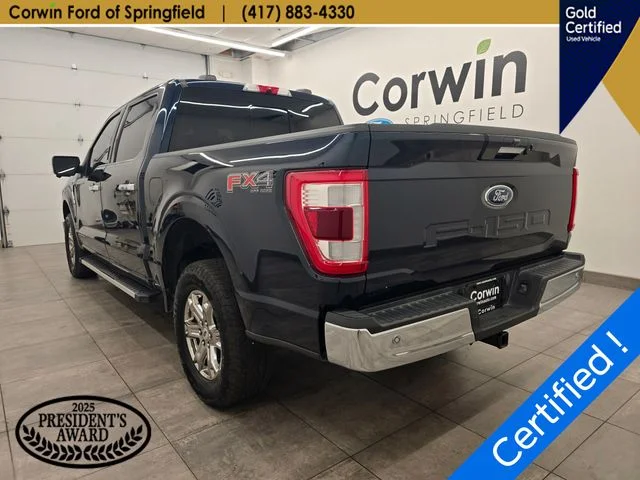 Certified Used 2023 Antimatter Blue Metallic Ford Lariat image 4