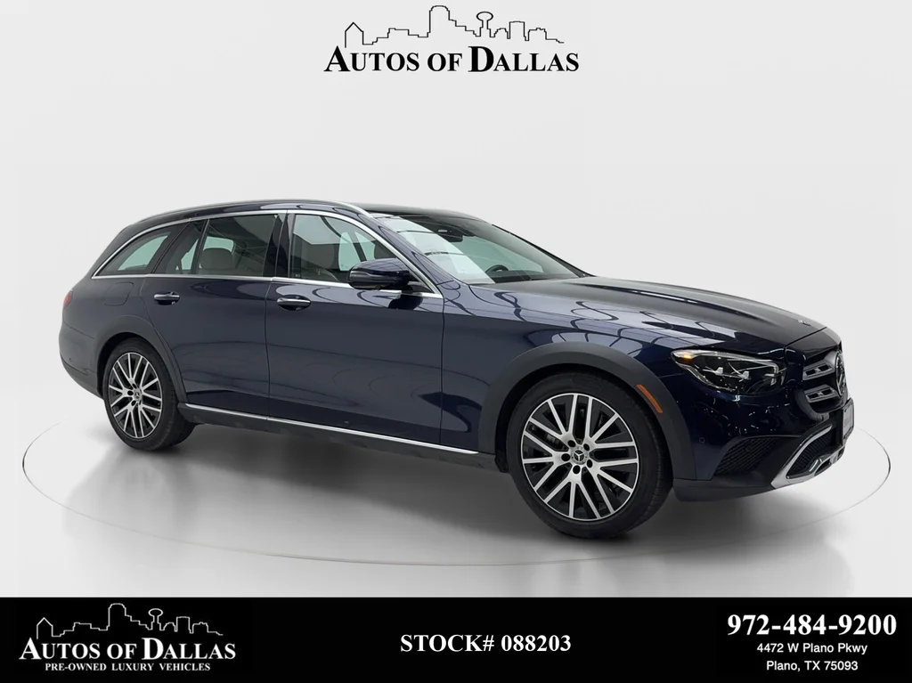 Used 2022 Blue Mercedes-Benz E 450 image 1
