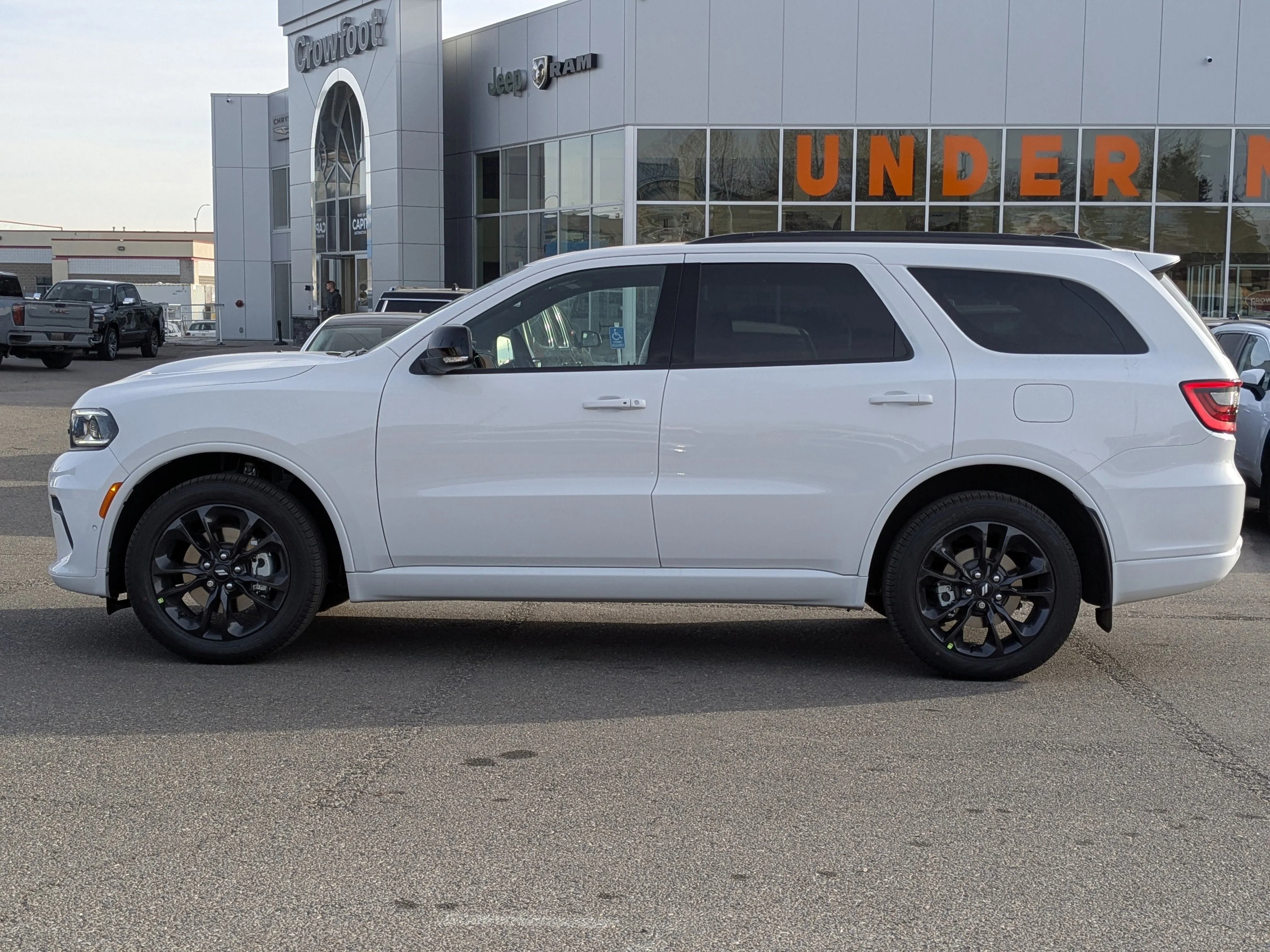 New 2026 White Dodge GT Plus - - GT Plus Pkg (2BH) - 2nd Row Captain Chairs - Ebony Red Leather?Faced Seats - 10.1 Nav & image 5