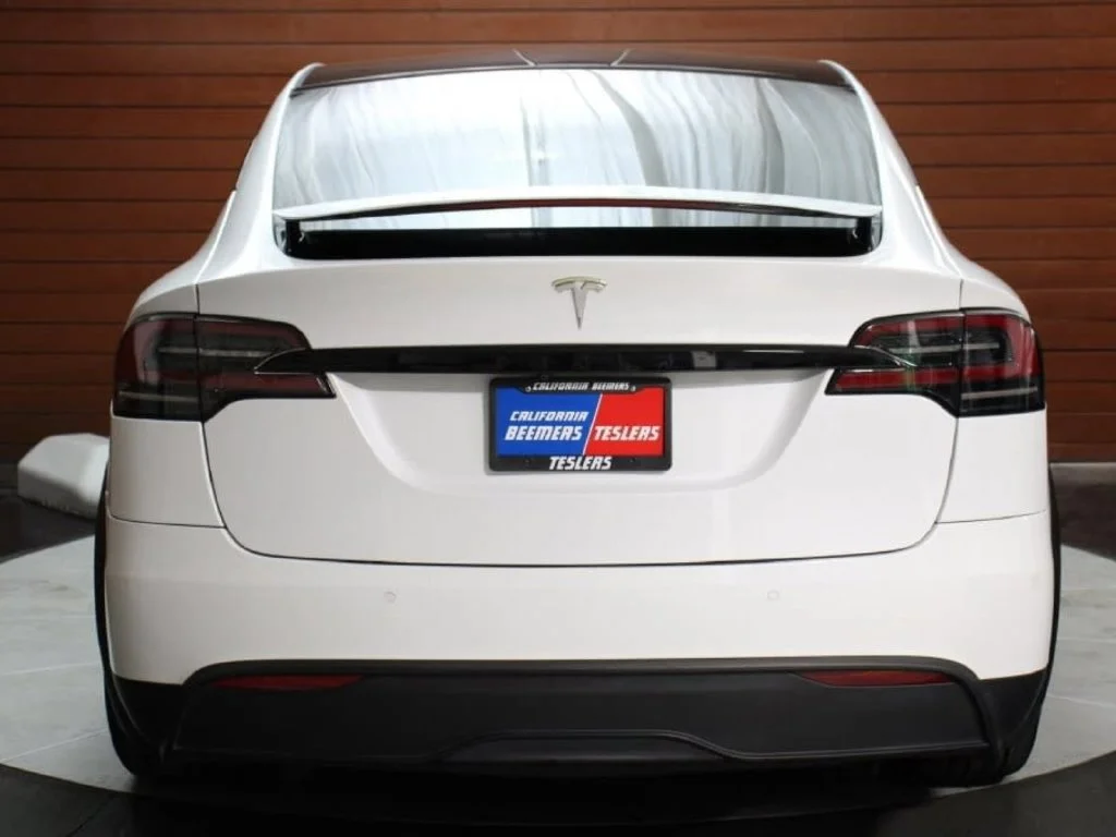 Used 2023 Pearl White Multi-Coat Tesla 7 Seater AWD image 2