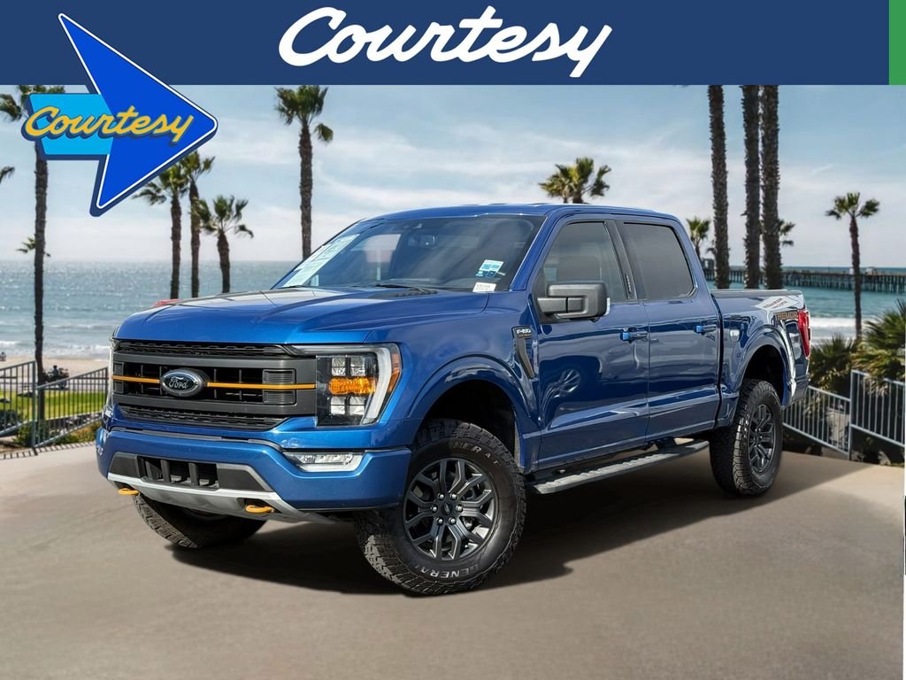 Used 2022 Blue Ford Tremor image 1