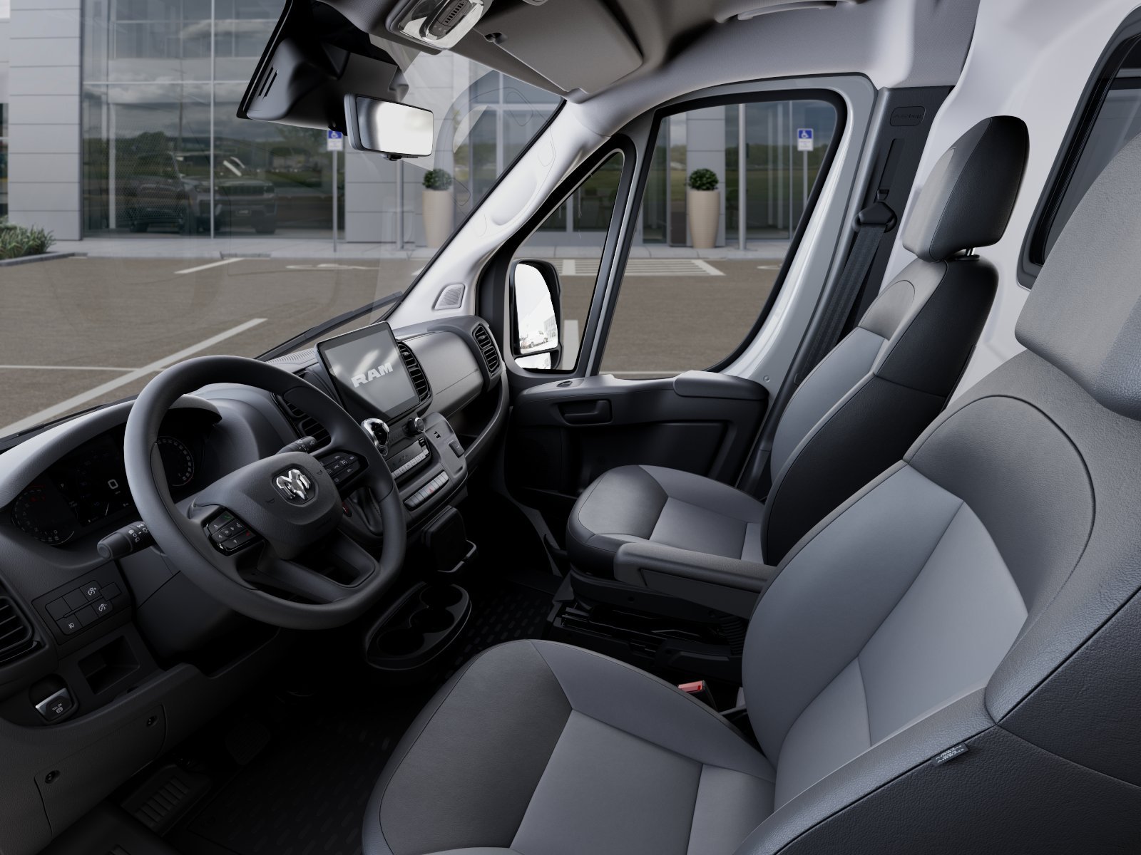 New 2026 Bright White Clearcoat RAM Low Roof image 48