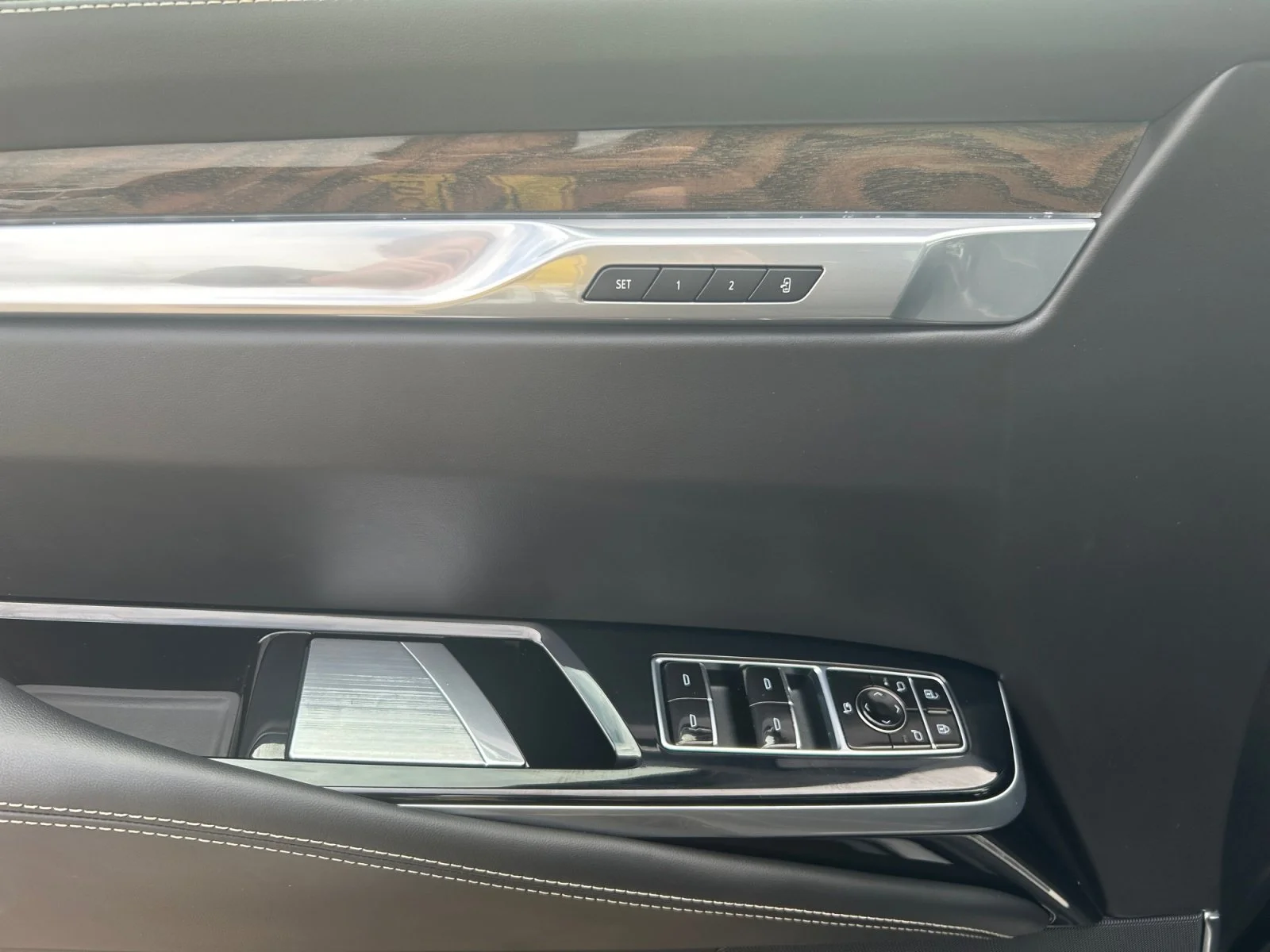 Certified Used 2025 Black Raven Cadillac 4WD Sport Platinum Leather Sunroof Navigation 6.2L image 18