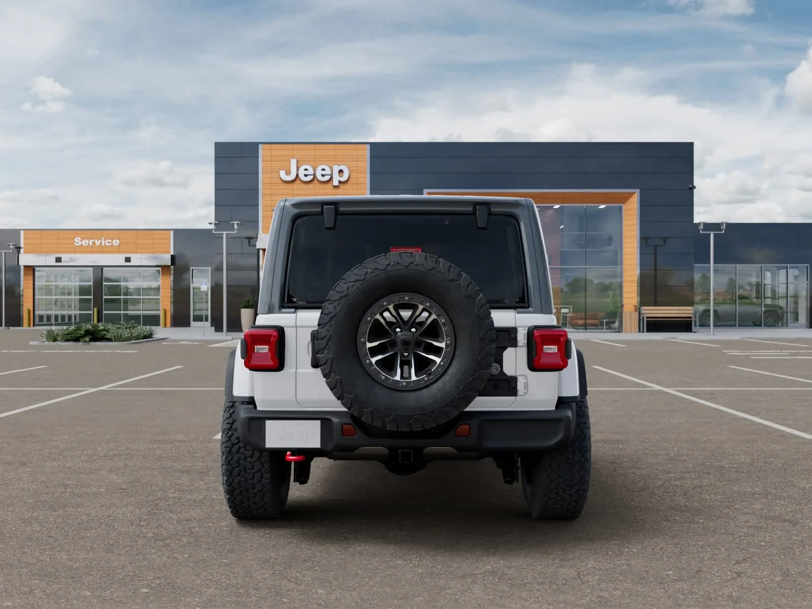 New 2026 Bright White Clearcoat Jeep Rubicon image 7