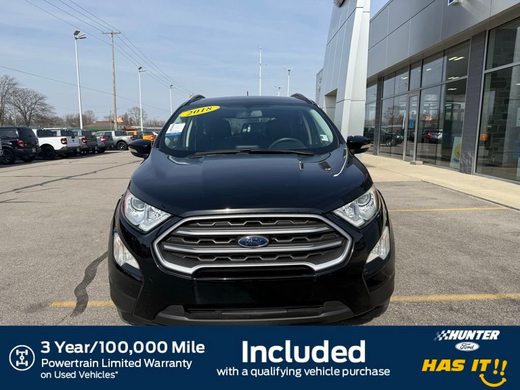 Used 2018 Ford Ecosport SE with VIN MAJ6P1UL9JC176535 for sale in Marion, IN