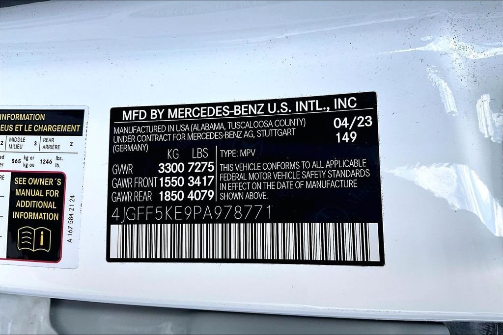 Certified Used 2023 White Mercedes-Benz GLS 450 image 35
