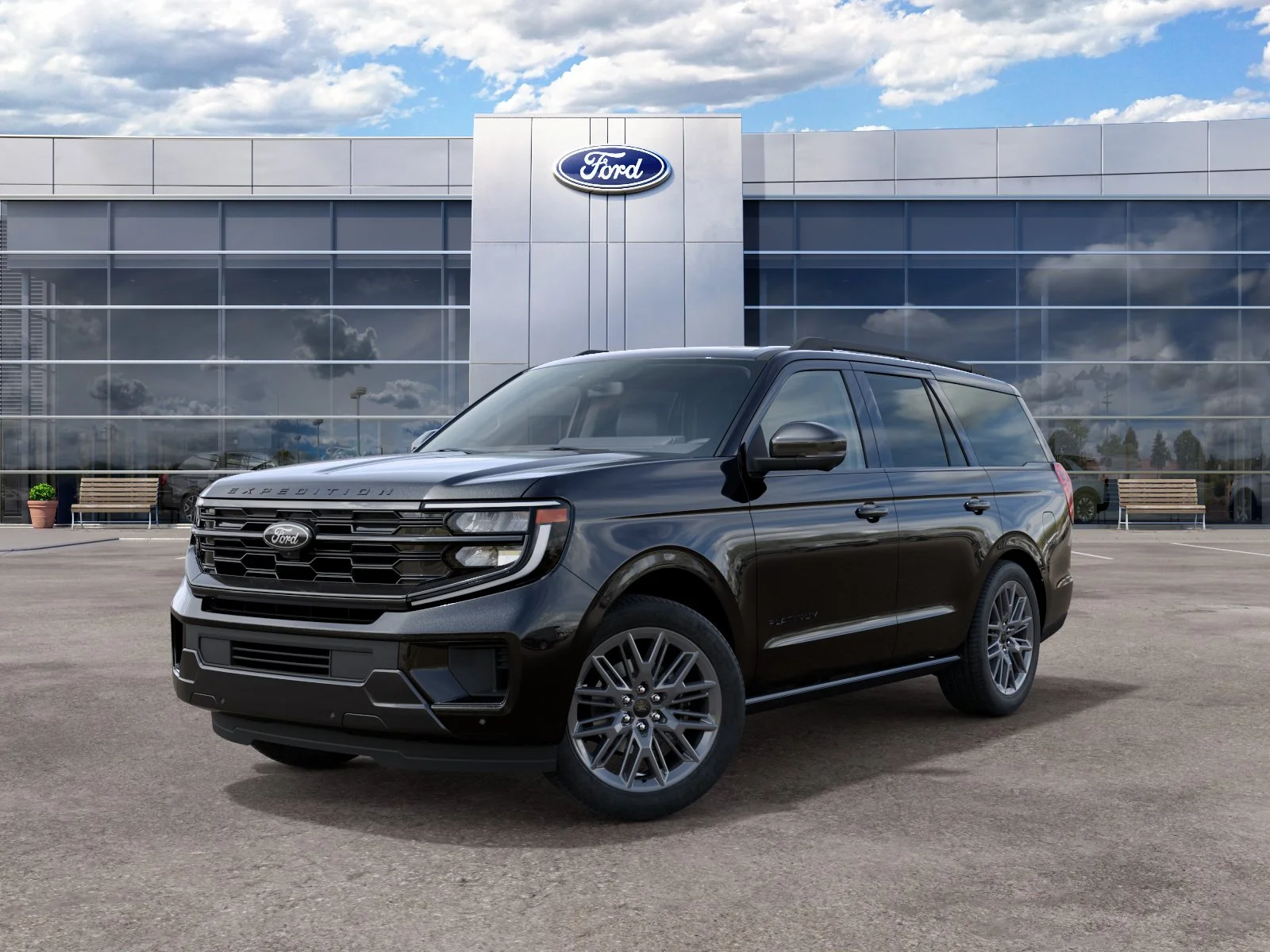New 2027 Agate Black Metallic Ford Platinum image 34