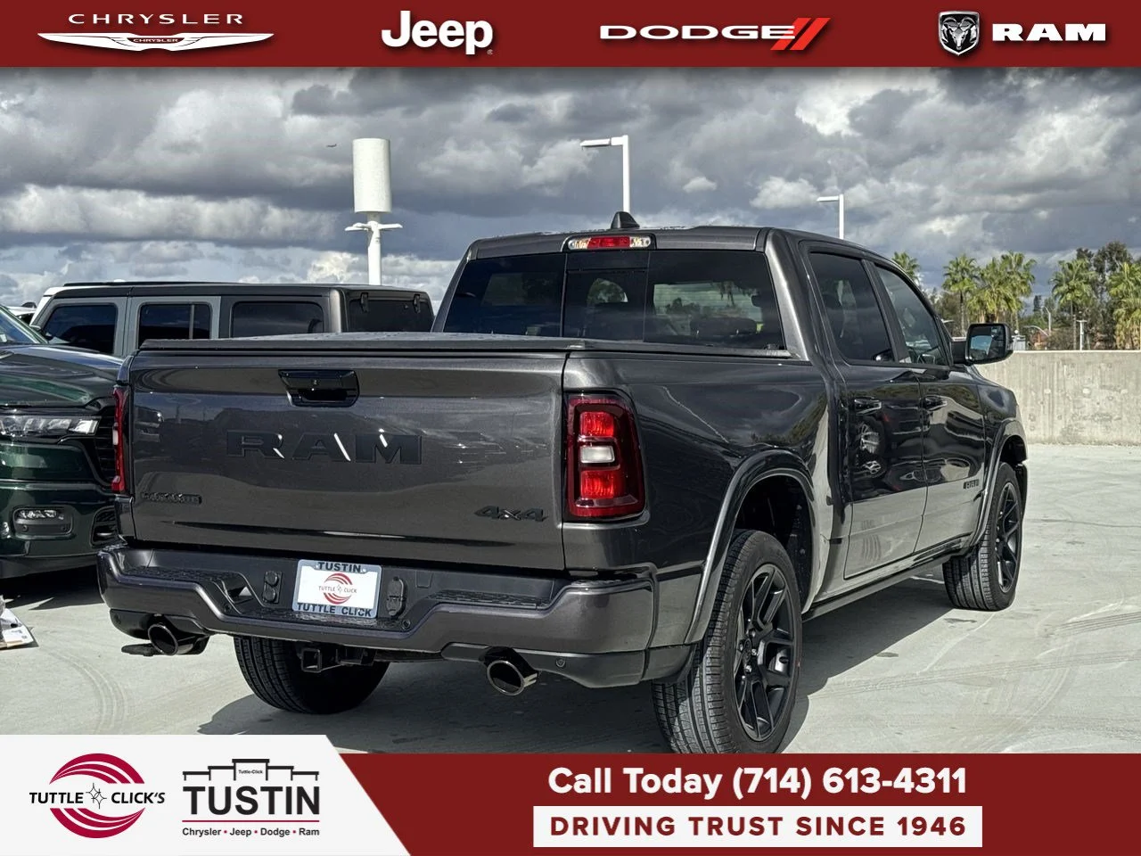 New 2027 Granite Crystal Metallic Clear-Coat Exterior Paint RAM Laramie image 10