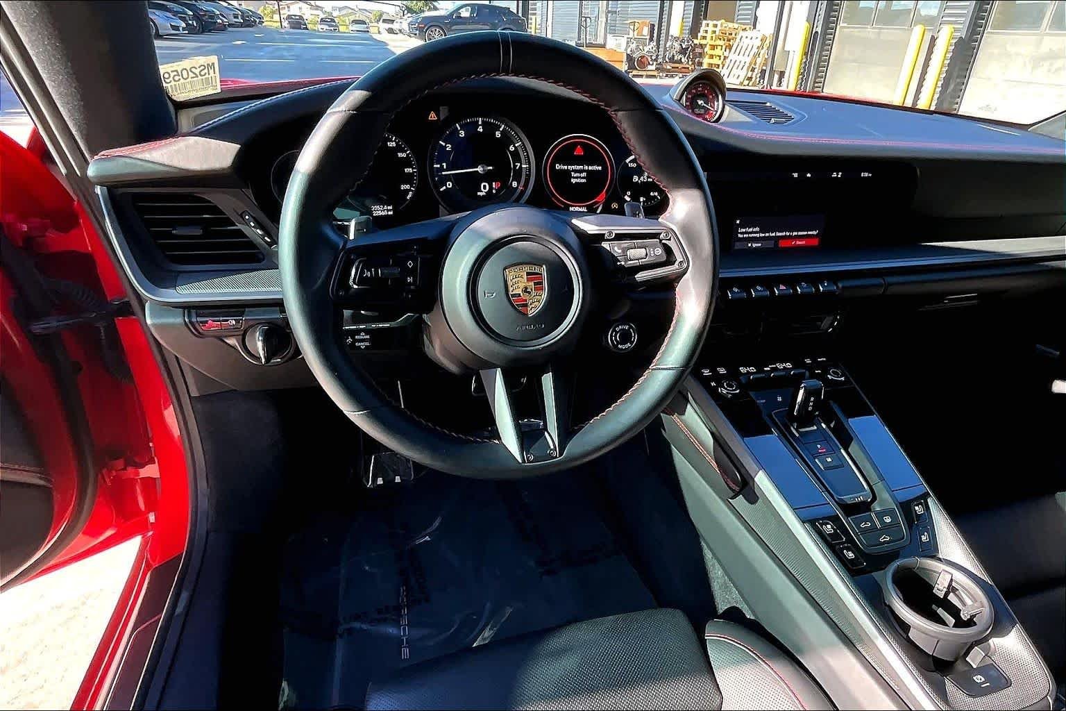 Used 2021 Guards Red Porsche Carrera image 13