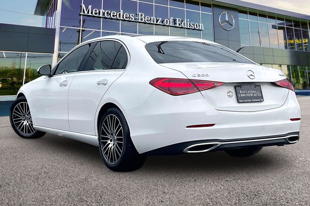 Certified Used 2022 White Mercedes-Benz C 300 image 2