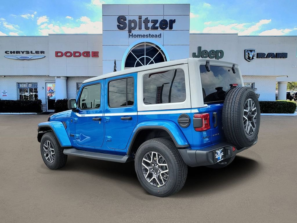 New 2026 Hydro Blue Pearl-Coat Exterior Paint Jeep Sahara image 3