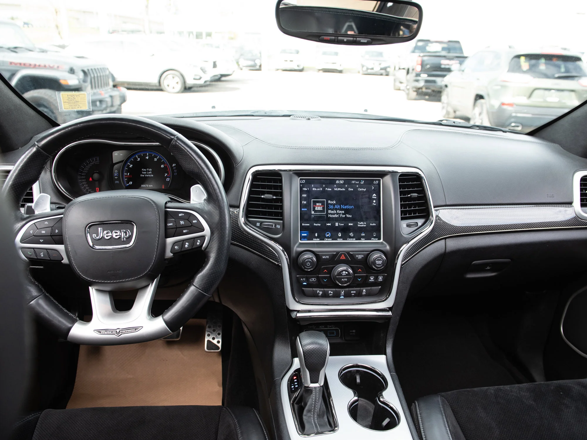 Used 2018 White Jeep Trackhawk * No Accidents | 707 HP | V8 Supercharged | Brembo | Trailer Tow | Heated/Vented Seats image 4