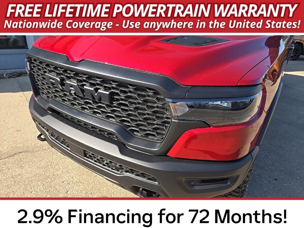 New 2026 Molten Red Pearl-Coat Exterior Paint RAM Rebel image 16